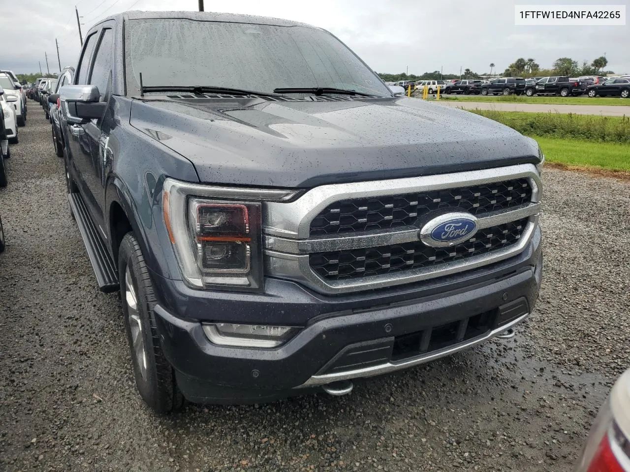 2022 Ford F150 Supercrew VIN: 1FTFW1ED4NFA42265 Lot: 74276344