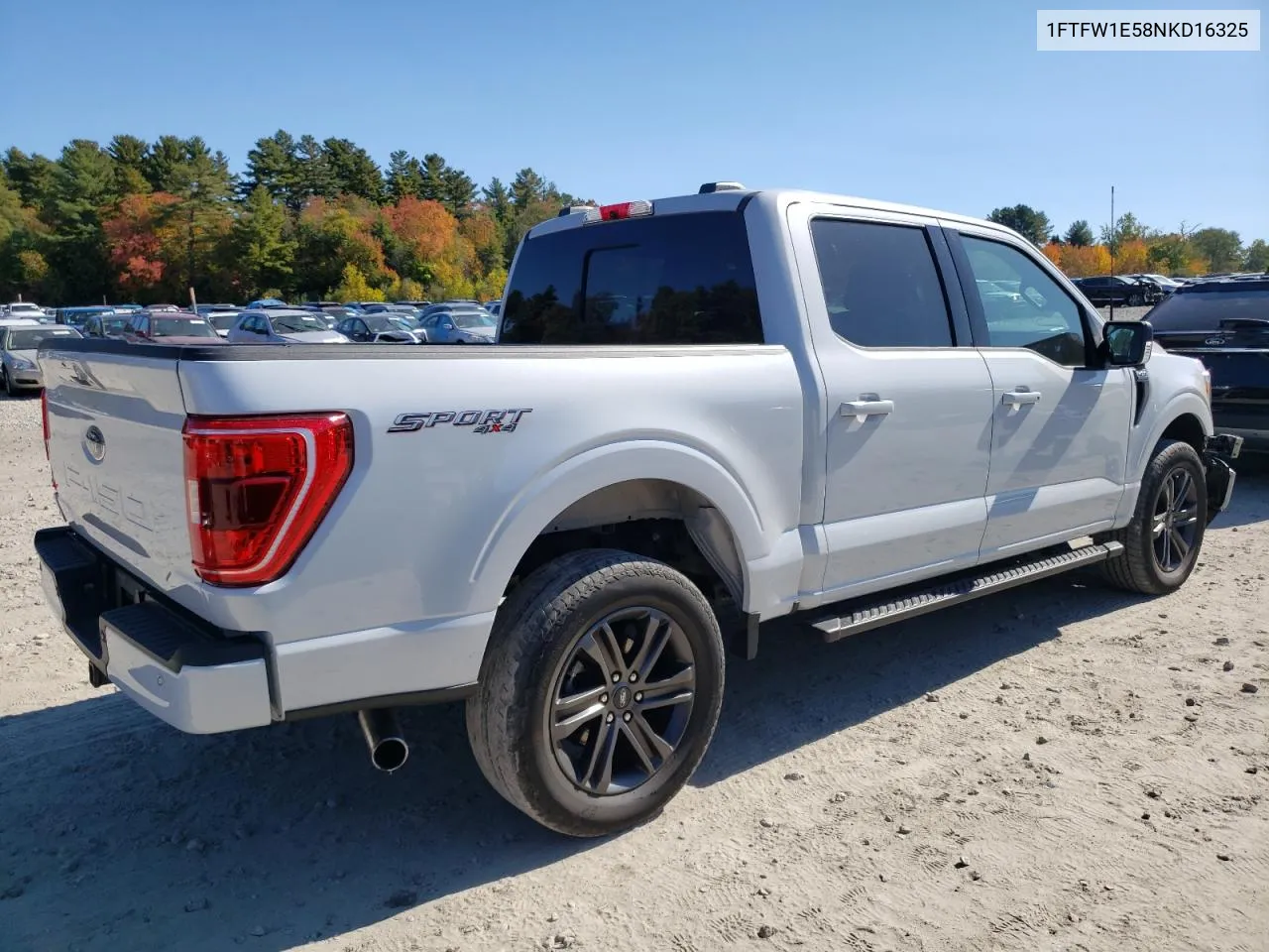 2022 Ford F150 Supercrew VIN: 1FTFW1E58NKD16325 Lot: 74514784