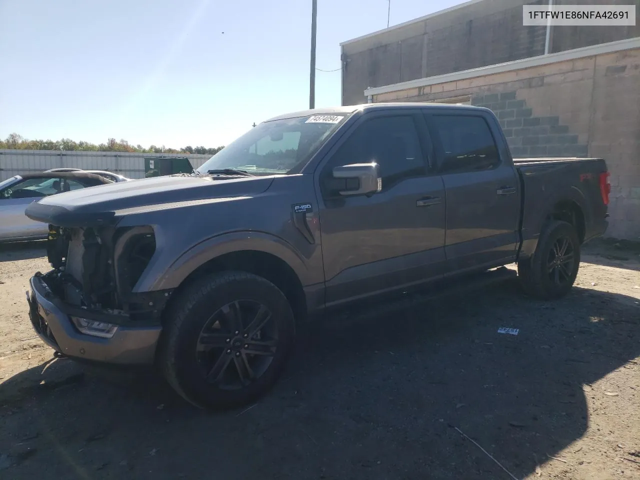 1FTFW1E86NFA42691 2022 Ford F150 Supercrew