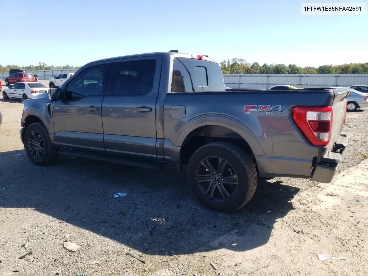 1FTFW1E86NFA42691 2022 Ford F150 Supercrew