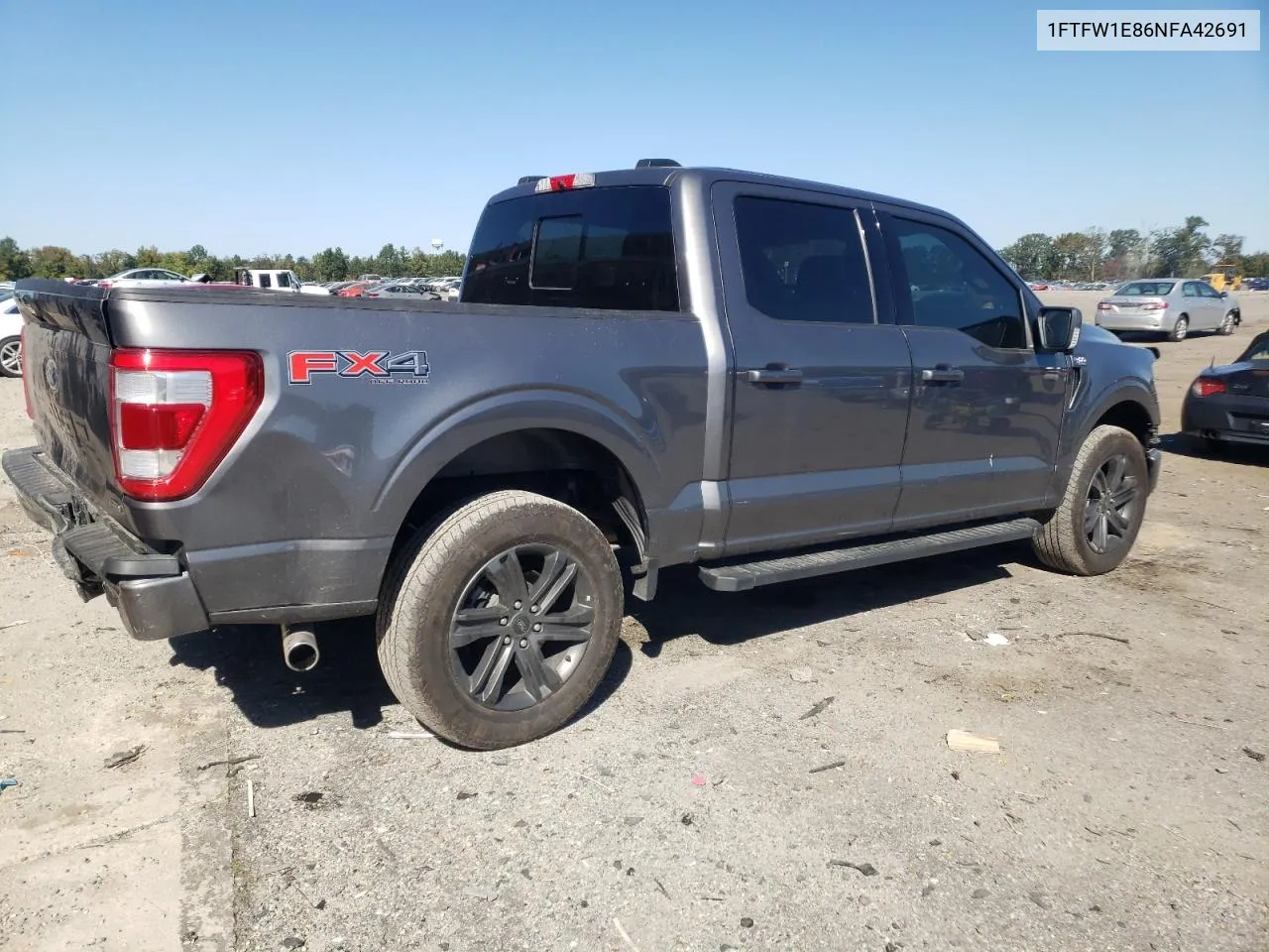 1FTFW1E86NFA42691 2022 Ford F150 Supercrew