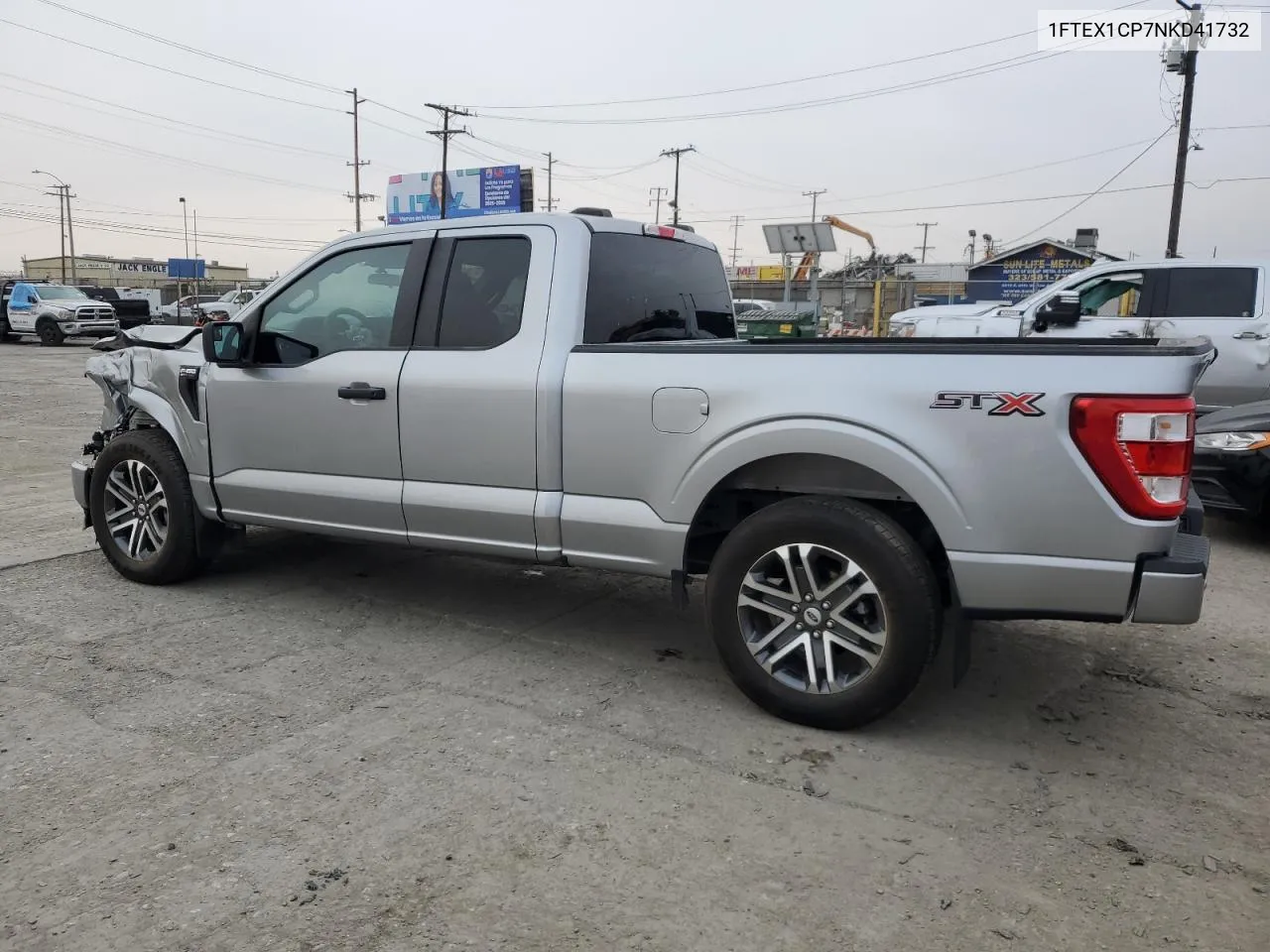 1FTEX1CP7NKD41732 2022 Ford F150 Super Cab