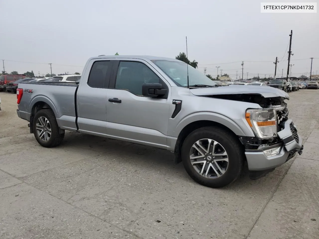 1FTEX1CP7NKD41732 2022 Ford F150 Super Cab