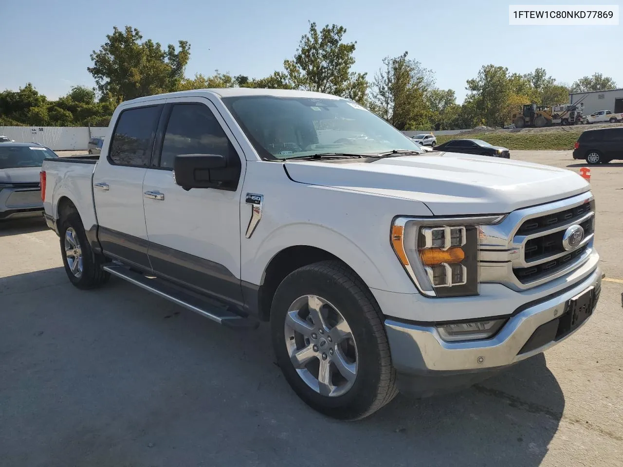 2022 Ford F150 Supercrew VIN: 1FTEW1C80NKD77869 Lot: 74806144