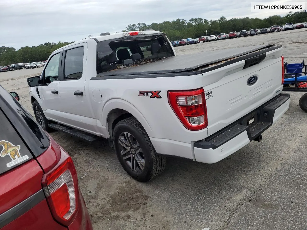 2022 Ford F150 Supercrew VIN: 1FTEW1CP8NKE58965 Lot: 74908514