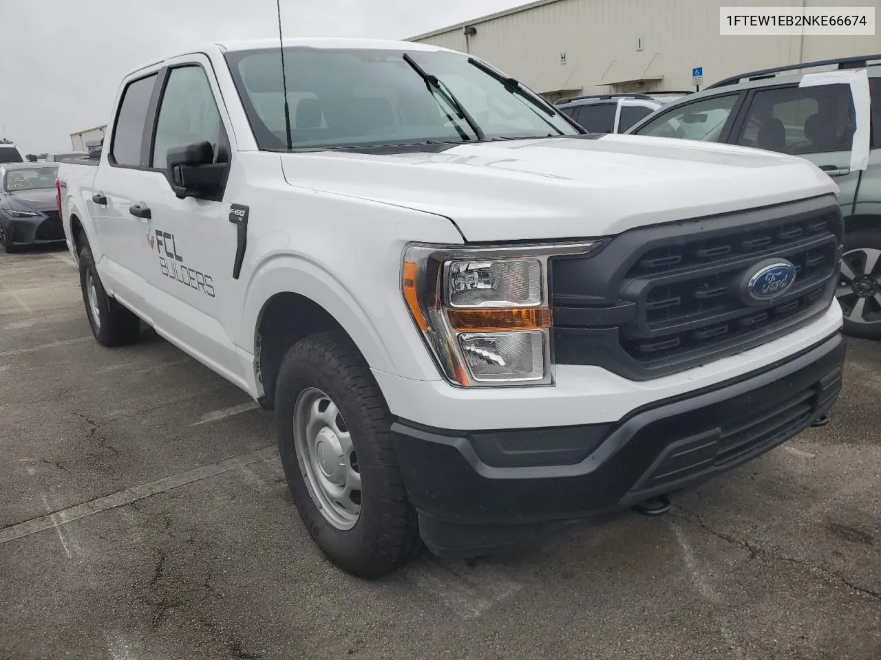 2022 Ford F150 Supercrew VIN: 1FTEW1EB2NKE66674 Lot: 74930674