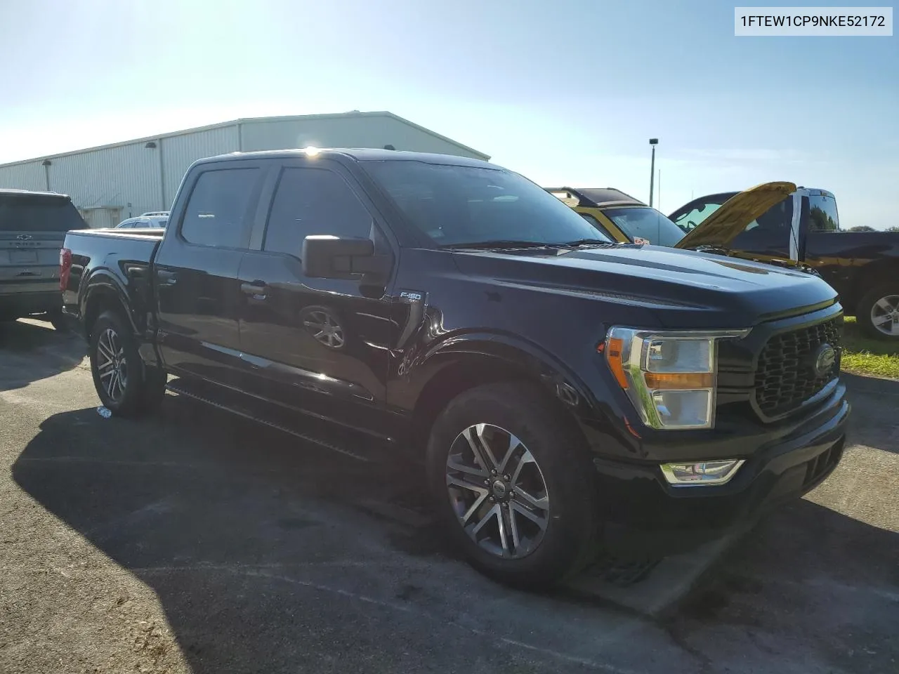 2022 Ford F150 Supercrew VIN: 1FTEW1CP9NKE52172 Lot: 75078594