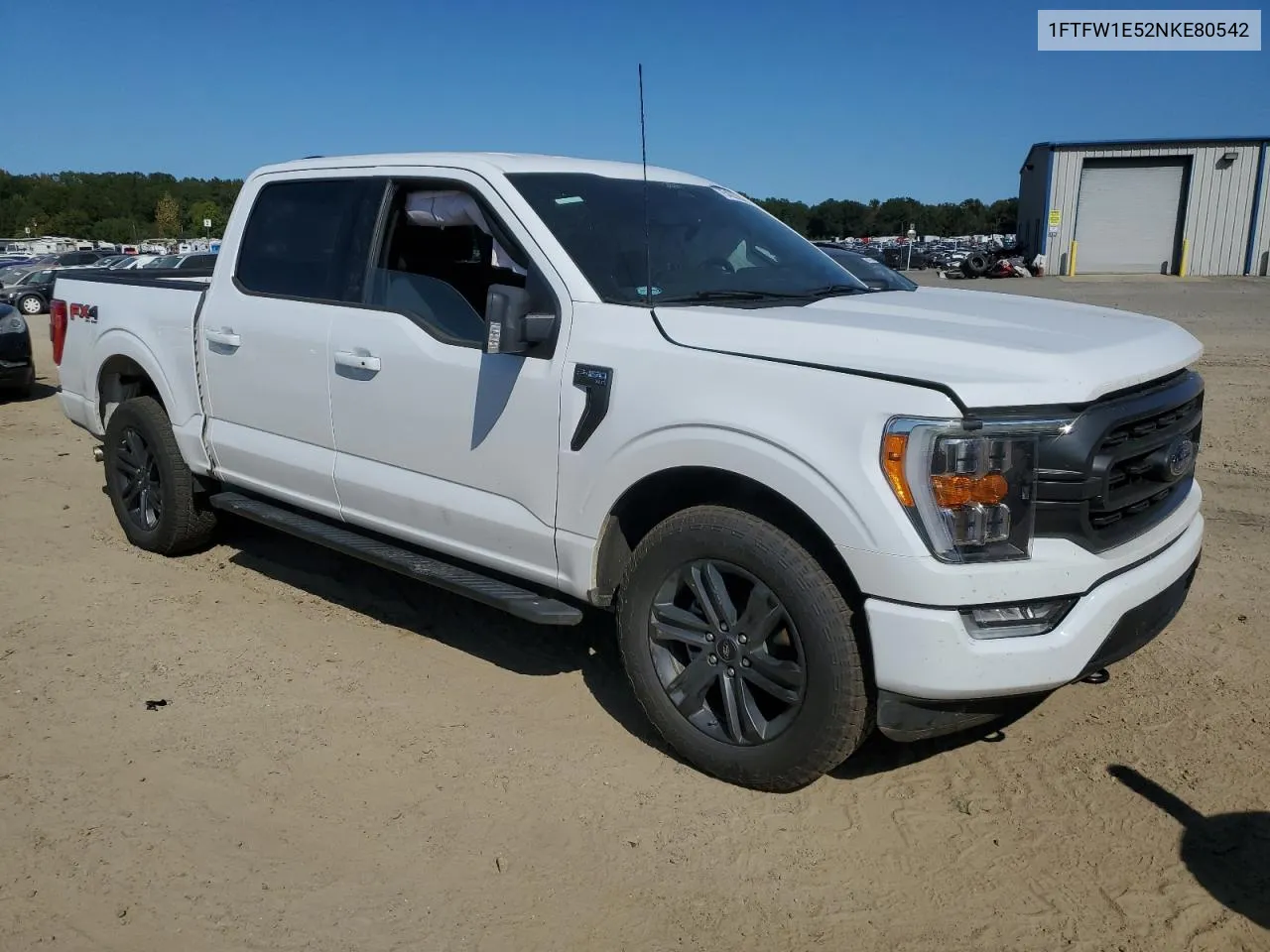 2022 Ford F150 Supercrew VIN: 1FTFW1E52NKE80542 Lot: 75422094