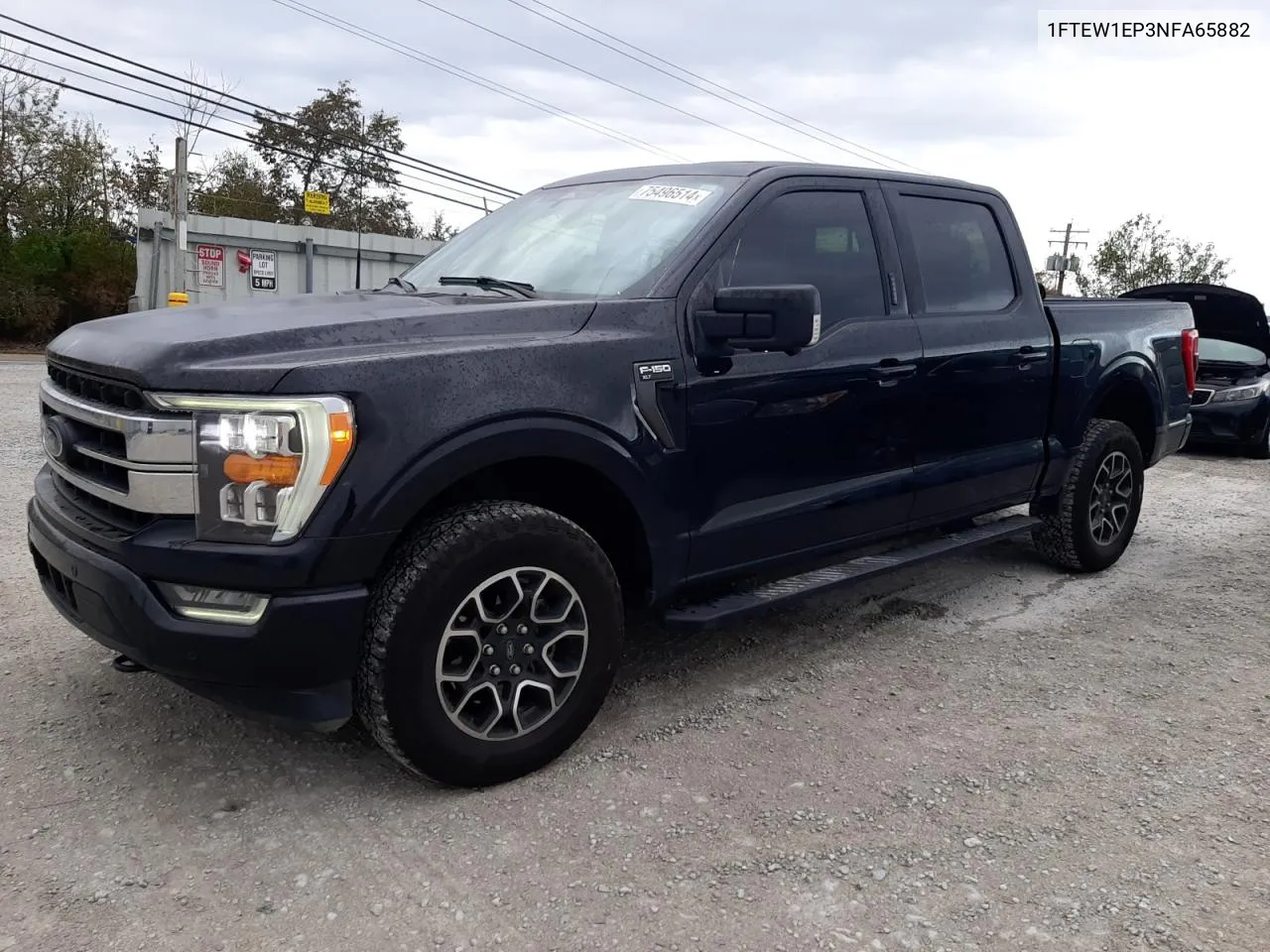 2022 Ford F150 Supercrew VIN: 1FTEW1EP3NFA65882 Lot: 75496514