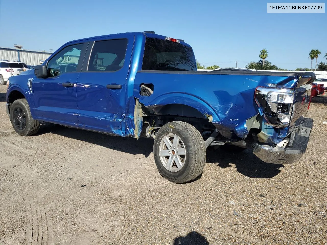 2022 Ford F150 Supercrew VIN: 1FTEW1CB0NKF07709 Lot: 75643814