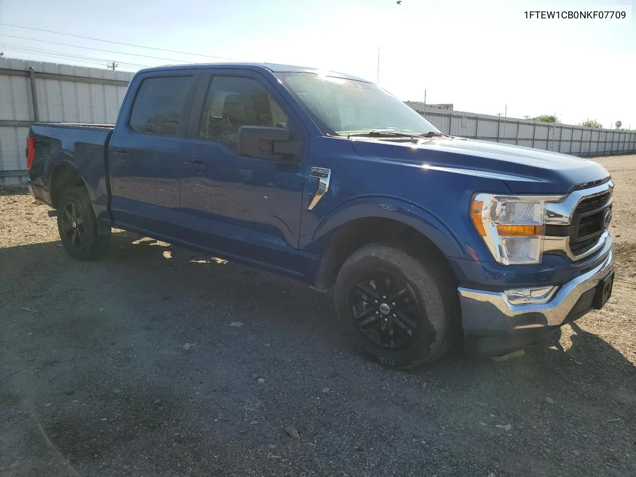 2022 Ford F150 Supercrew VIN: 1FTEW1CB0NKF07709 Lot: 75643814