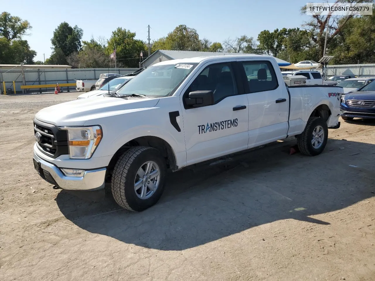 2022 Ford F150 Supercrew VIN: 1FTFW1ED8NFC36779 Lot: 75813134