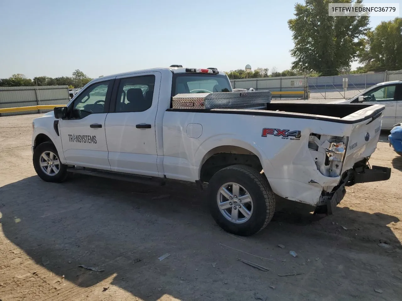 2022 Ford F150 Supercrew VIN: 1FTFW1ED8NFC36779 Lot: 75813134