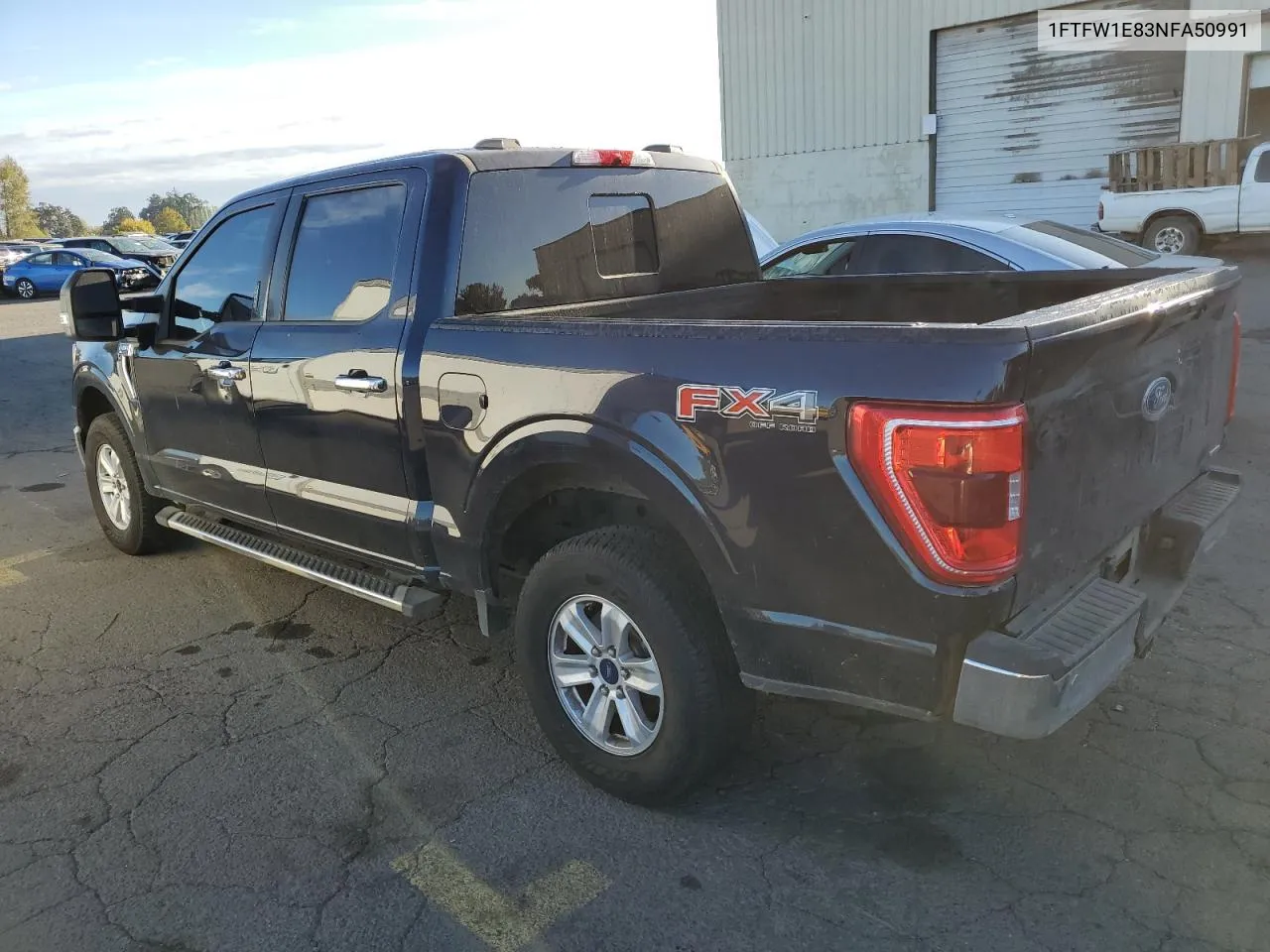 2022 Ford F150 Supercrew VIN: 1FTFW1E83NFA50991 Lot: 76006854