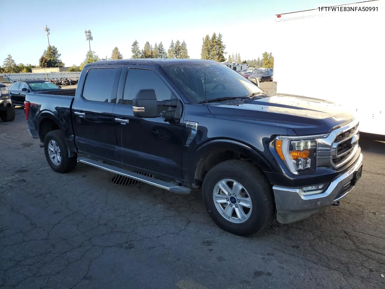 2022 Ford F150 Supercrew VIN: 1FTFW1E83NFA50991 Lot: 76006854