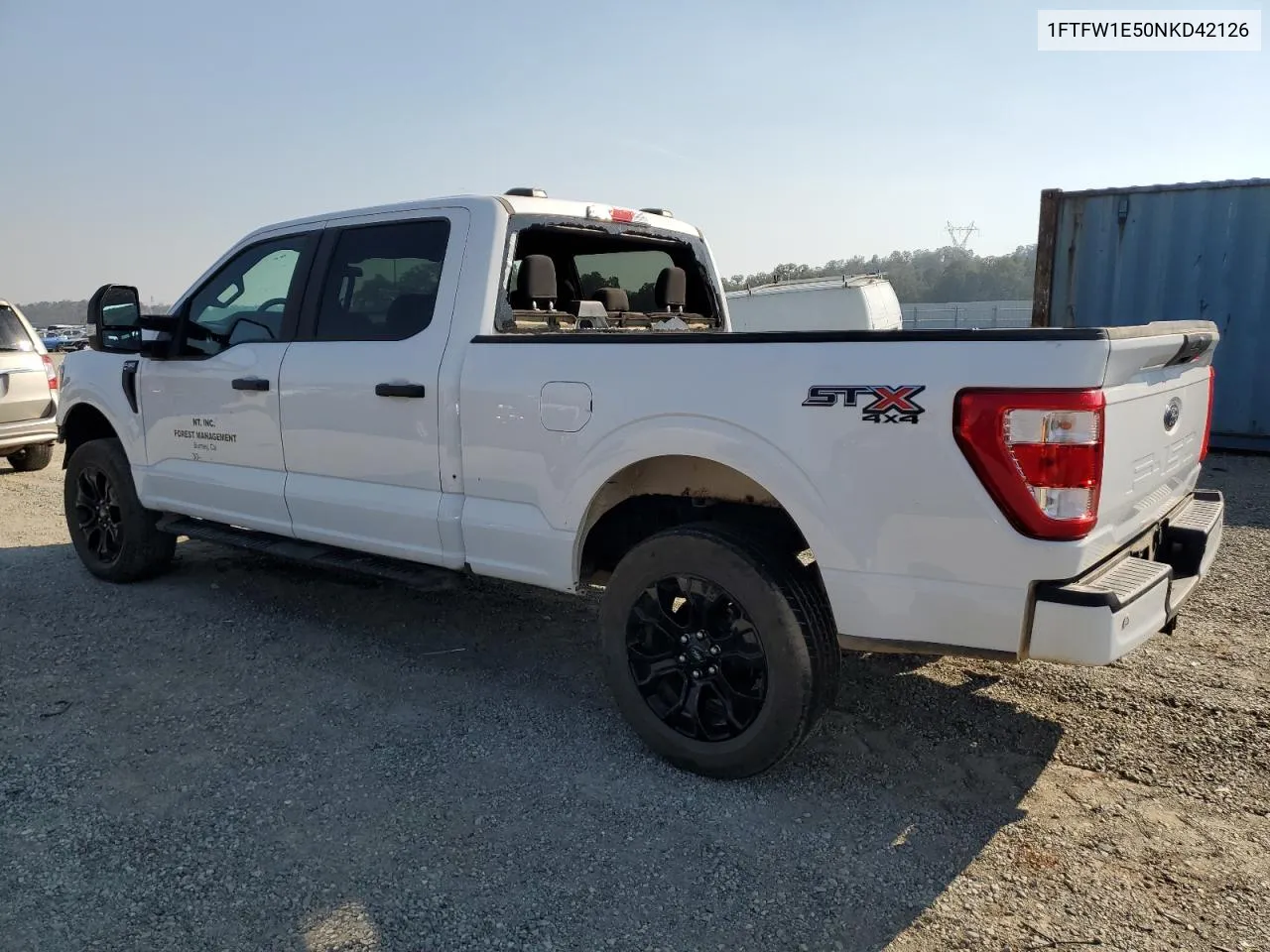 2022 Ford F150 Supercrew VIN: 1FTFW1E50NKD42126 Lot: 76354234