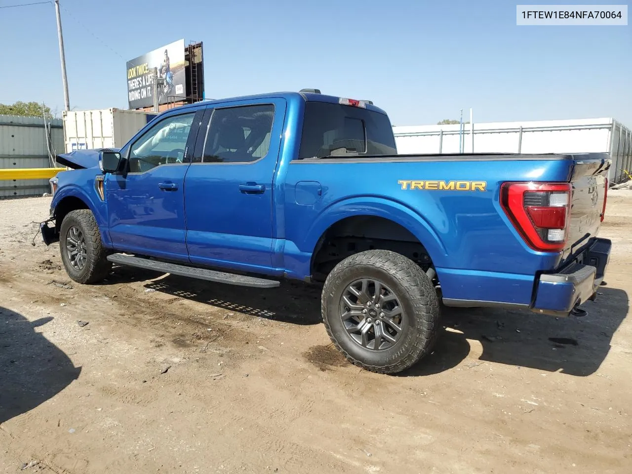 2022 Ford F150 Supercrew VIN: 1FTEW1E84NFA70064 Lot: 76411284