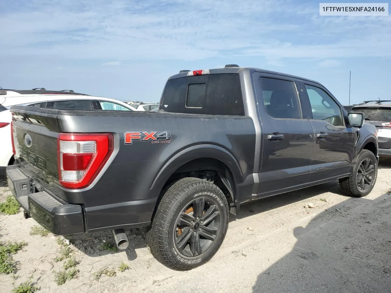 1FTFW1E5XNFA24166 2022 Ford F150 Supercrew