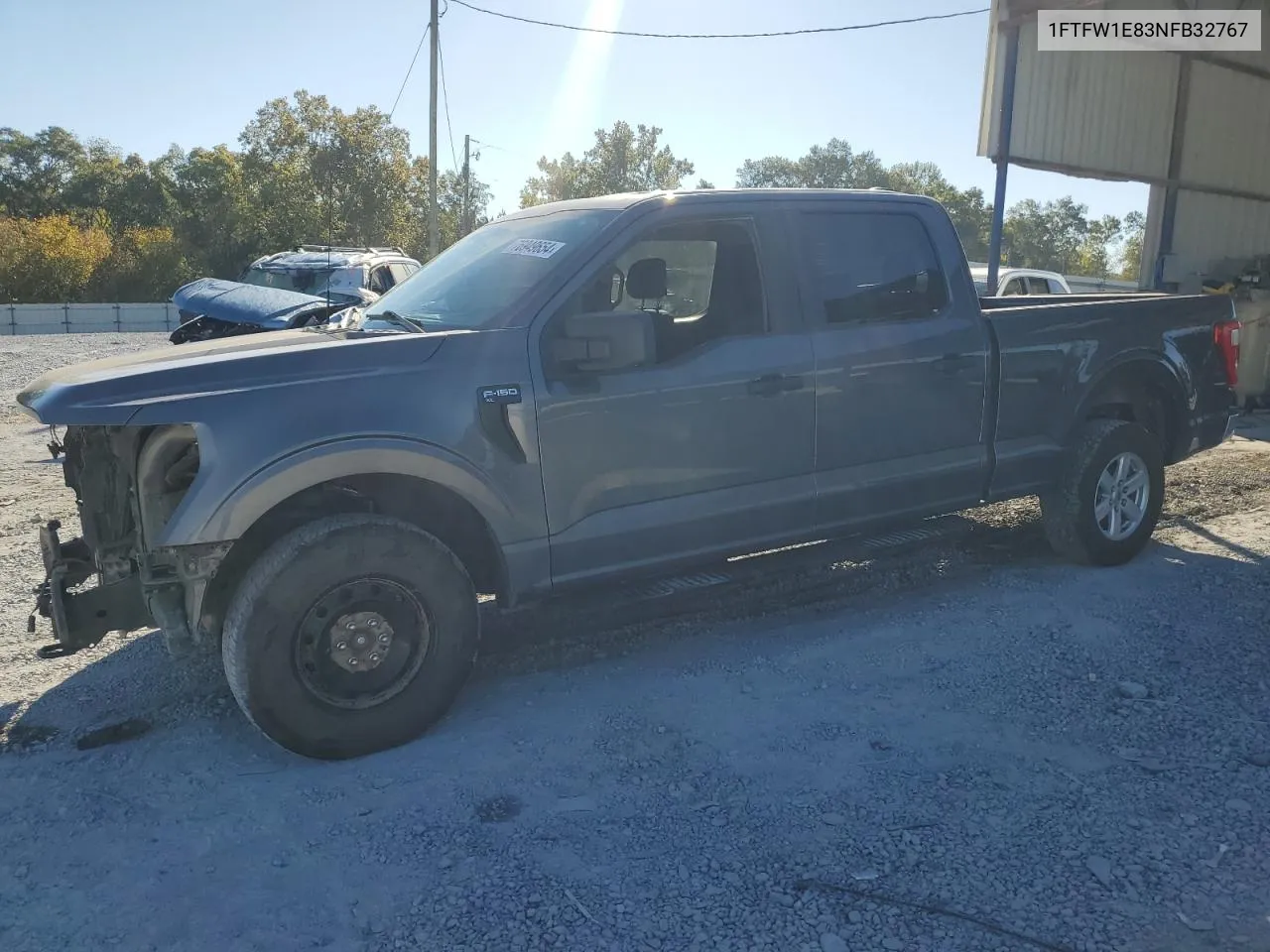 2022 Ford F150 Supercrew VIN: 1FTFW1E83NFB32767 Lot: 76949654