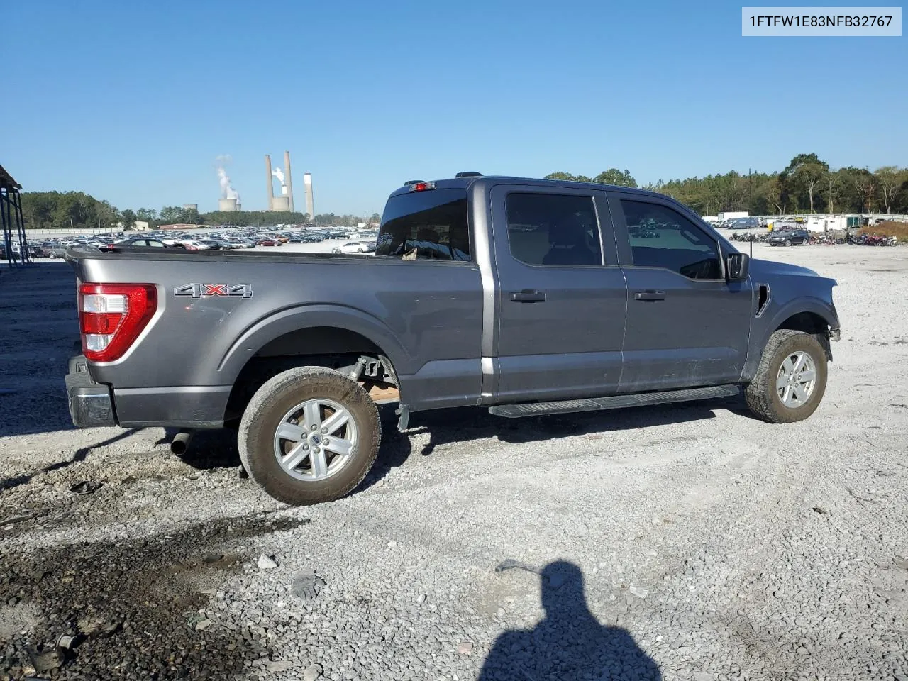 2022 Ford F150 Supercrew VIN: 1FTFW1E83NFB32767 Lot: 76949654