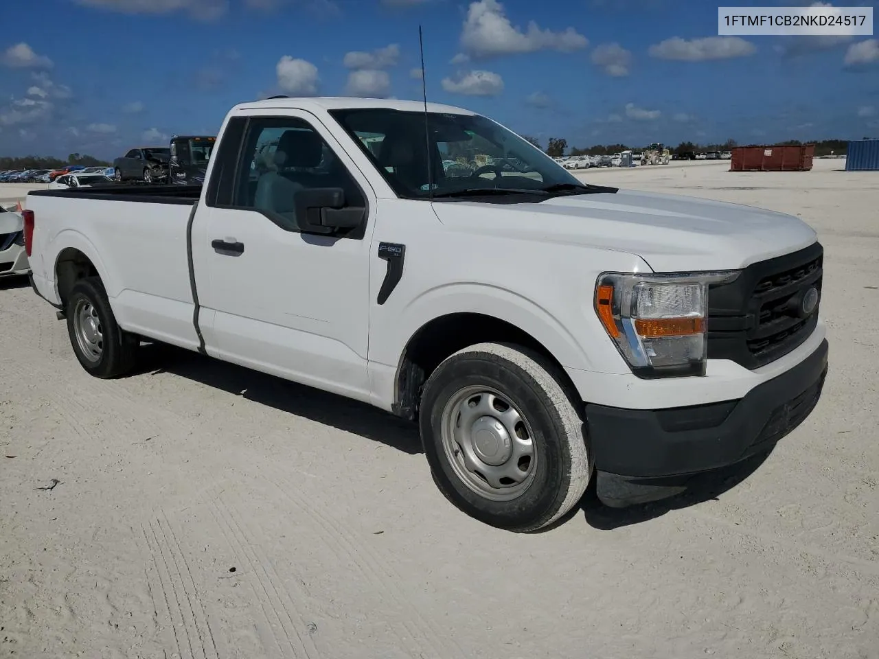 2022 Ford F150 VIN: 1FTMF1CB2NKD24517 Lot: 77165984