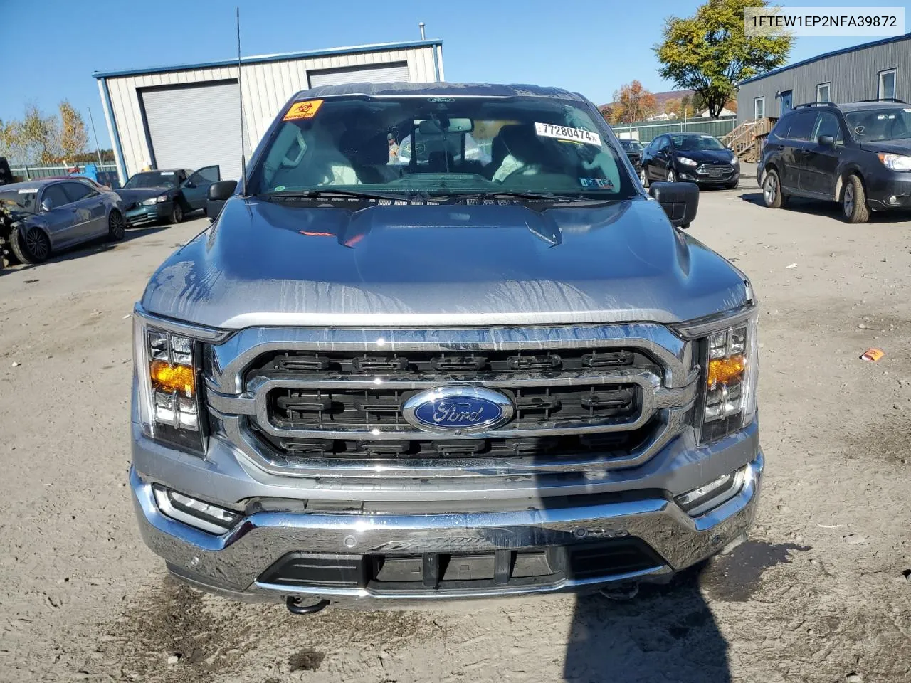 2022 Ford F150 Supercrew VIN: 1FTEW1EP2NFA39872 Lot: 77280474