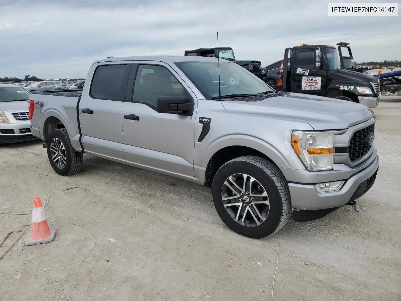 2022 Ford F150 Supercrew VIN: 1FTEW1EP7NFC14147 Lot: 78268324