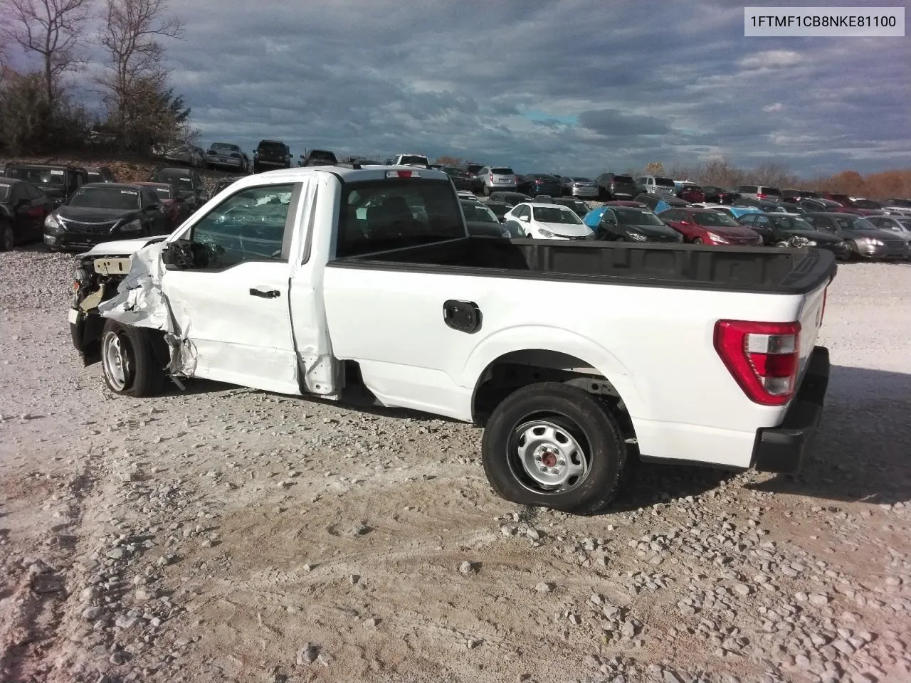 2022 Ford F150 VIN: 1FTMF1CB8NKE81100 Lot: 78696514