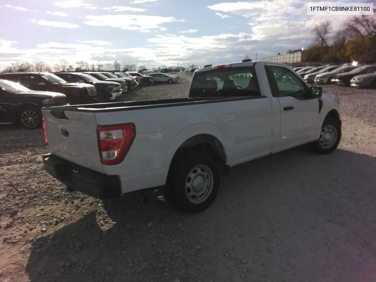 2022 Ford F150 VIN: 1FTMF1CB8NKE81100 Lot: 78696514