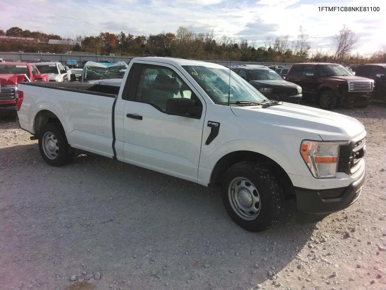 2022 Ford F150 VIN: 1FTMF1CB8NKE81100 Lot: 78696514