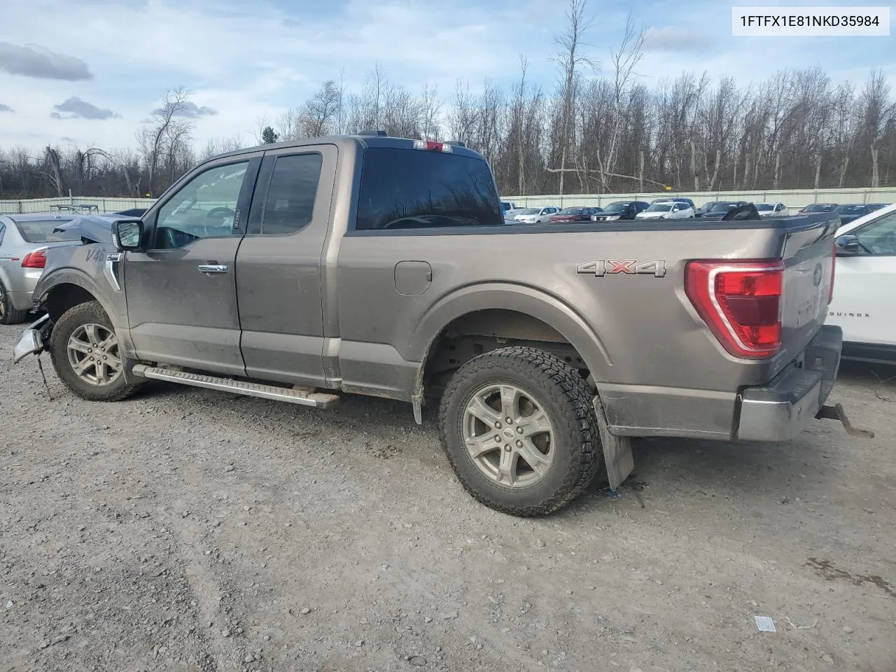 2022 Ford F150 Super Cab VIN: 1FTFX1E81NKD35984 Lot: 78721724