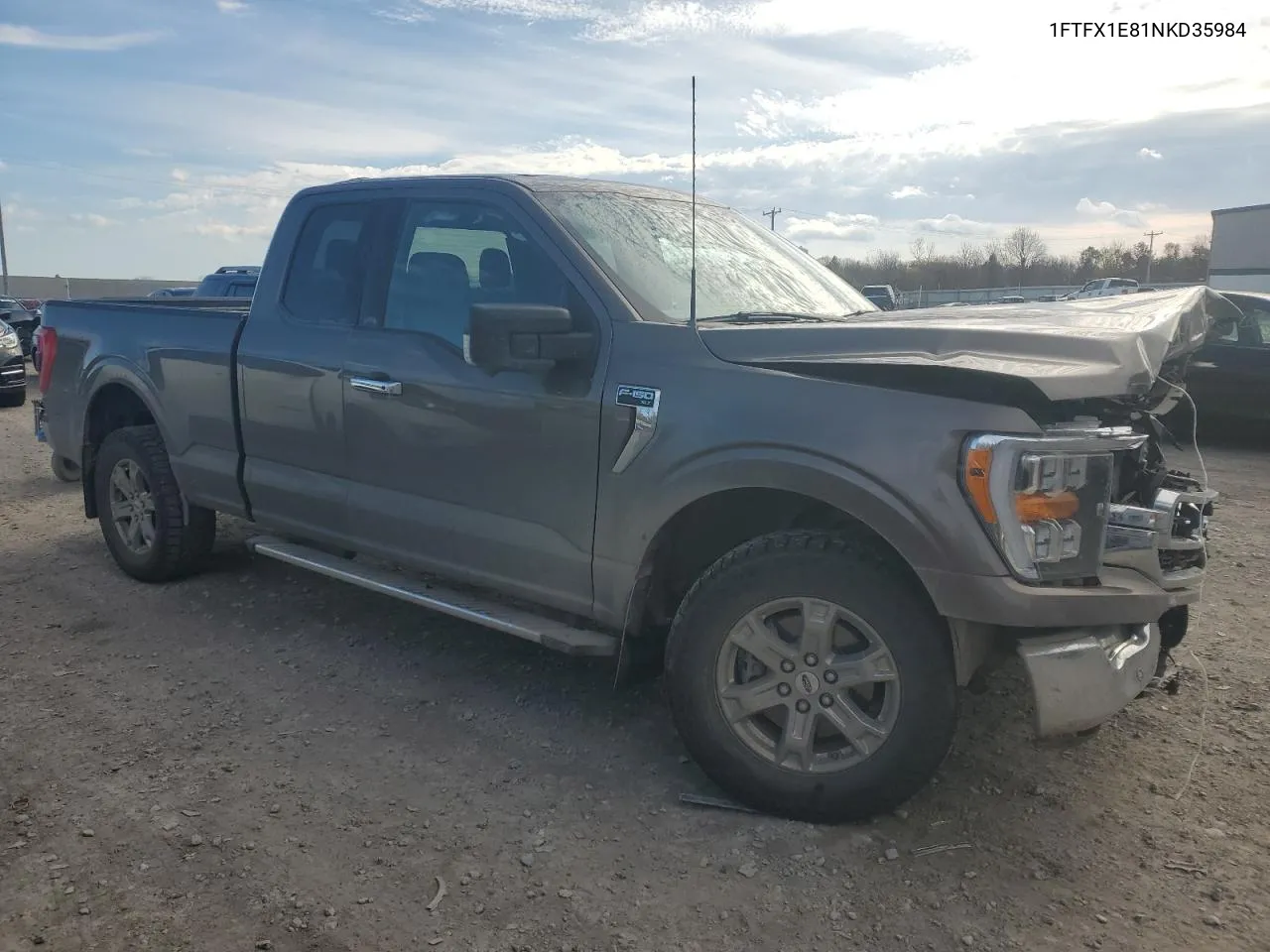 2022 Ford F150 Super Cab VIN: 1FTFX1E81NKD35984 Lot: 78721724