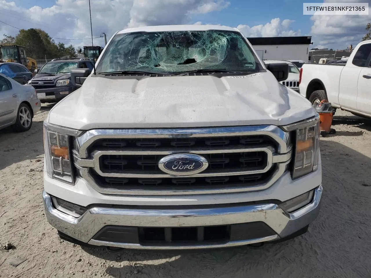 2022 Ford F150 Supercrew VIN: 1FTFW1E81NKF21365 Lot: 78723394