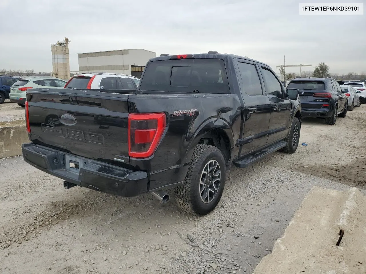 2022 Ford F150 Supercrew VIN: 1FTEW1EP6NKD39101 Lot: 78809124