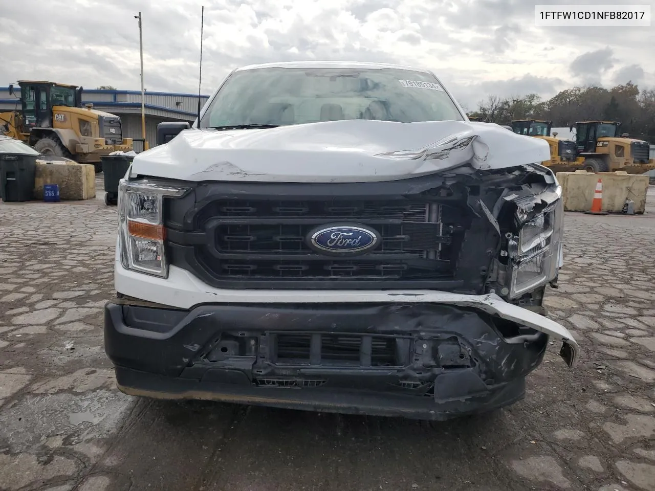 2022 Ford F150 Supercrew VIN: 1FTFW1CD1NFB82017 Lot: 79185134