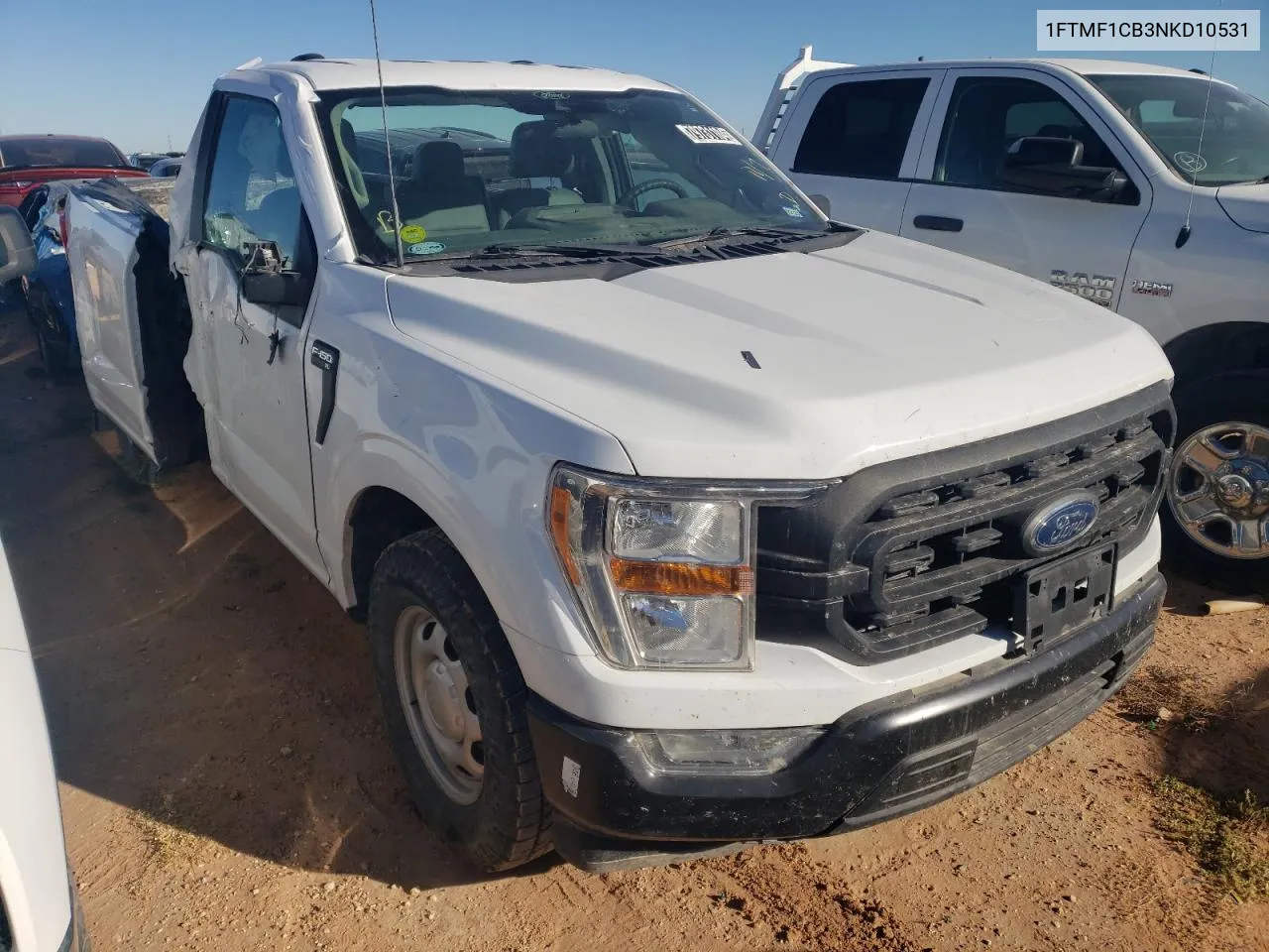 2022 Ford F150 VIN: 1FTMF1CB3NKD10531 Lot: 79731104