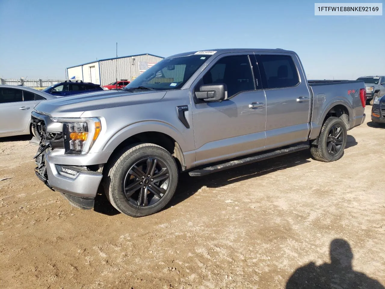 2022 Ford F150 Supercrew VIN: 1FTFW1E88NKE92169 Lot: 80024894