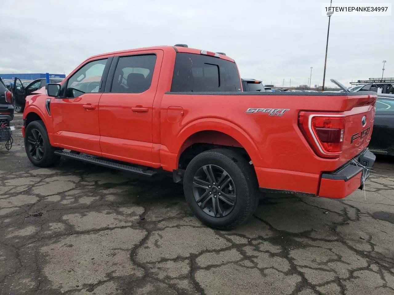 2022 Ford F150 Supercrew VIN: 1FTEW1EP4NKE34997 Lot: 80974704