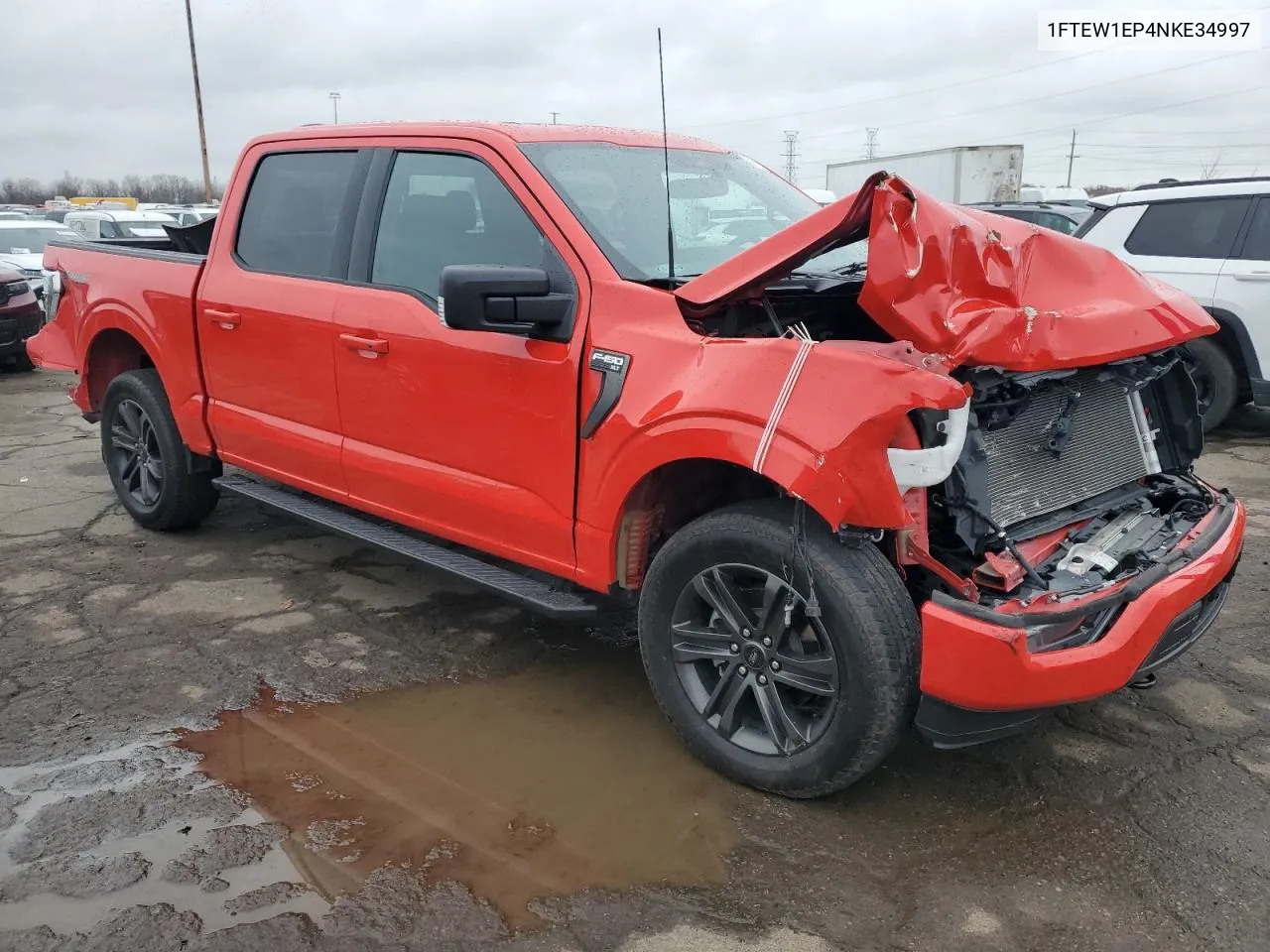 2022 Ford F150 Supercrew VIN: 1FTEW1EP4NKE34997 Lot: 80974704