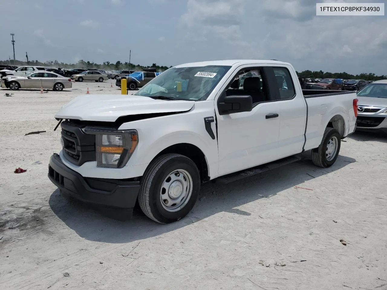 2023 Ford F150 Super Cab VIN: 1FTEX1CP8PKF34930 Lot: 55002894