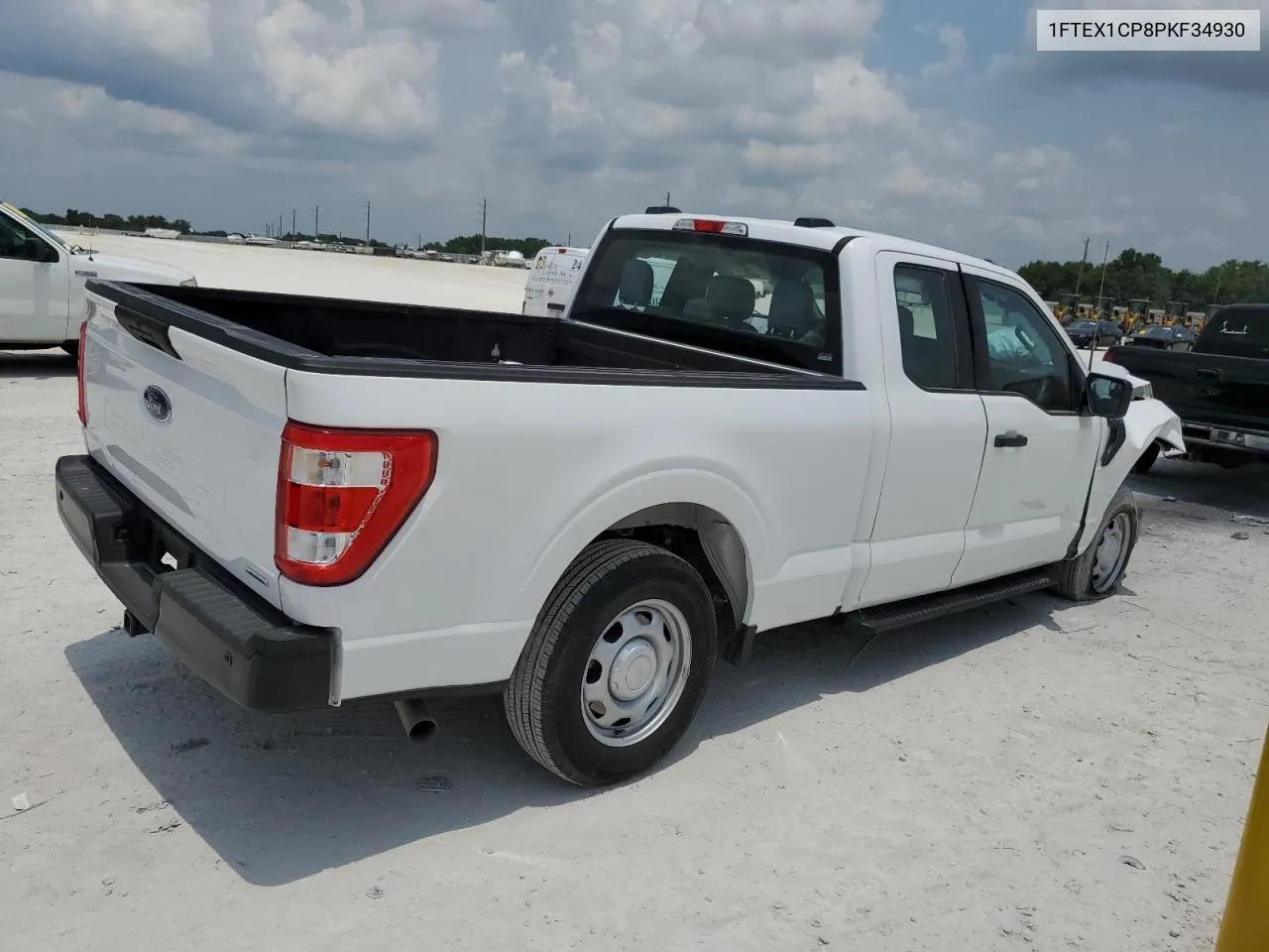 2023 Ford F150 Super Cab VIN: 1FTEX1CP8PKF34930 Lot: 55002894