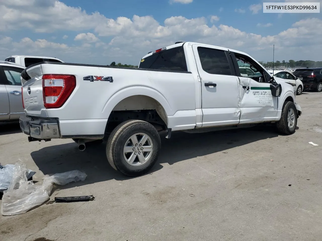 2023 Ford F150 Supercrew VIN: 1FTFW1E53PKD99634 Lot: 61379634