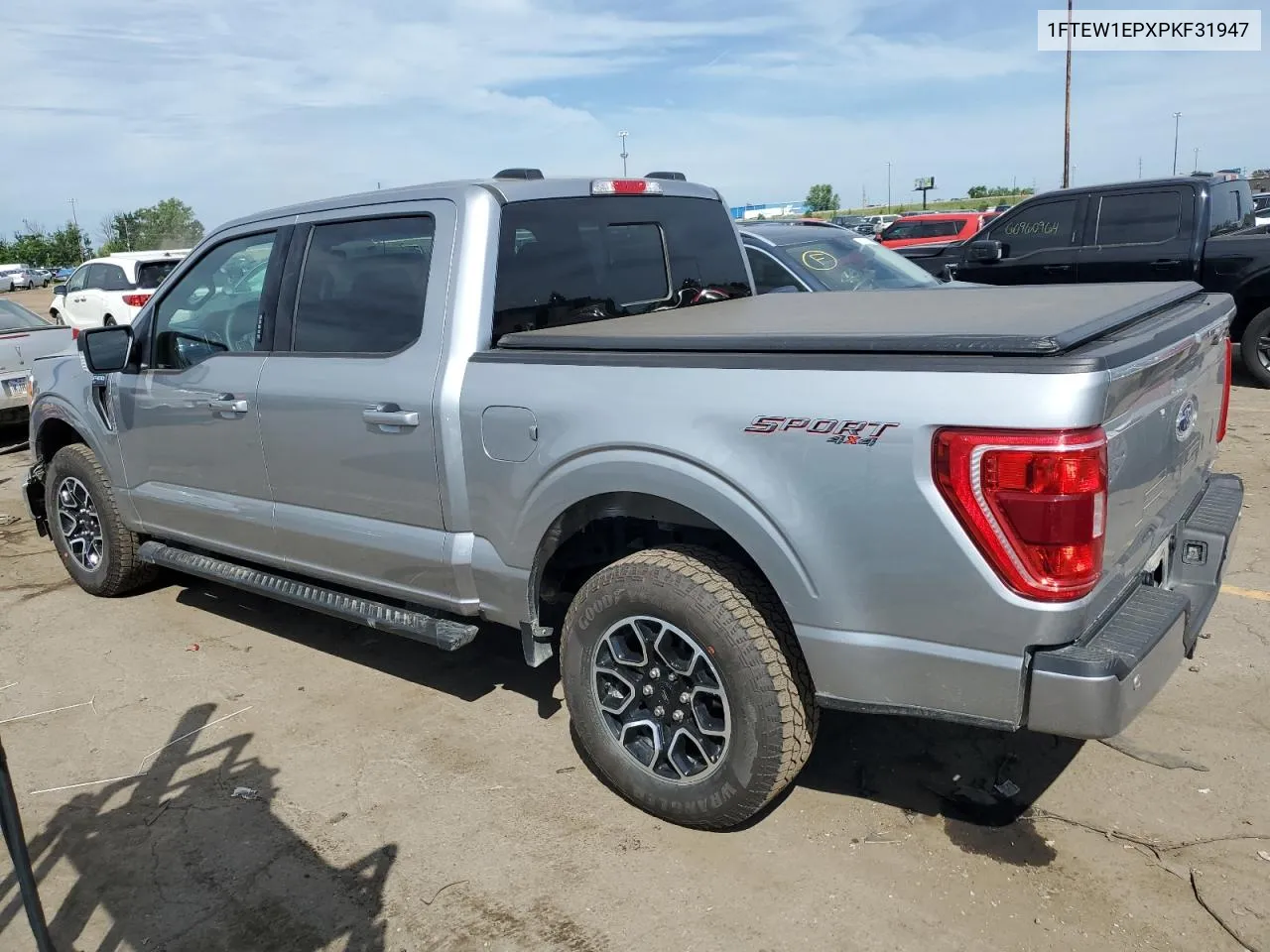 2023 Ford F150 Supercrew VIN: 1FTEW1EPXPKF31947 Lot: 61743974