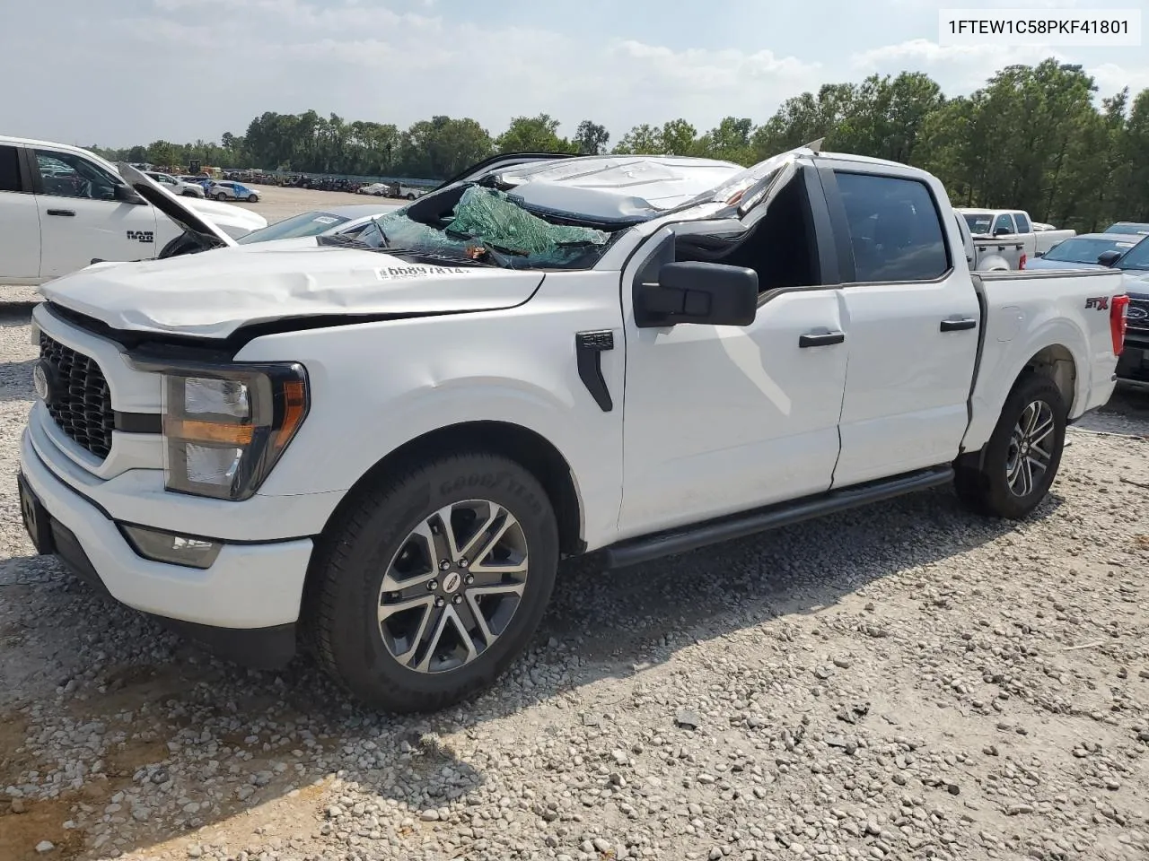 2023 Ford F150 Supercrew VIN: 1FTEW1C58PKF41801 Lot: 66897814