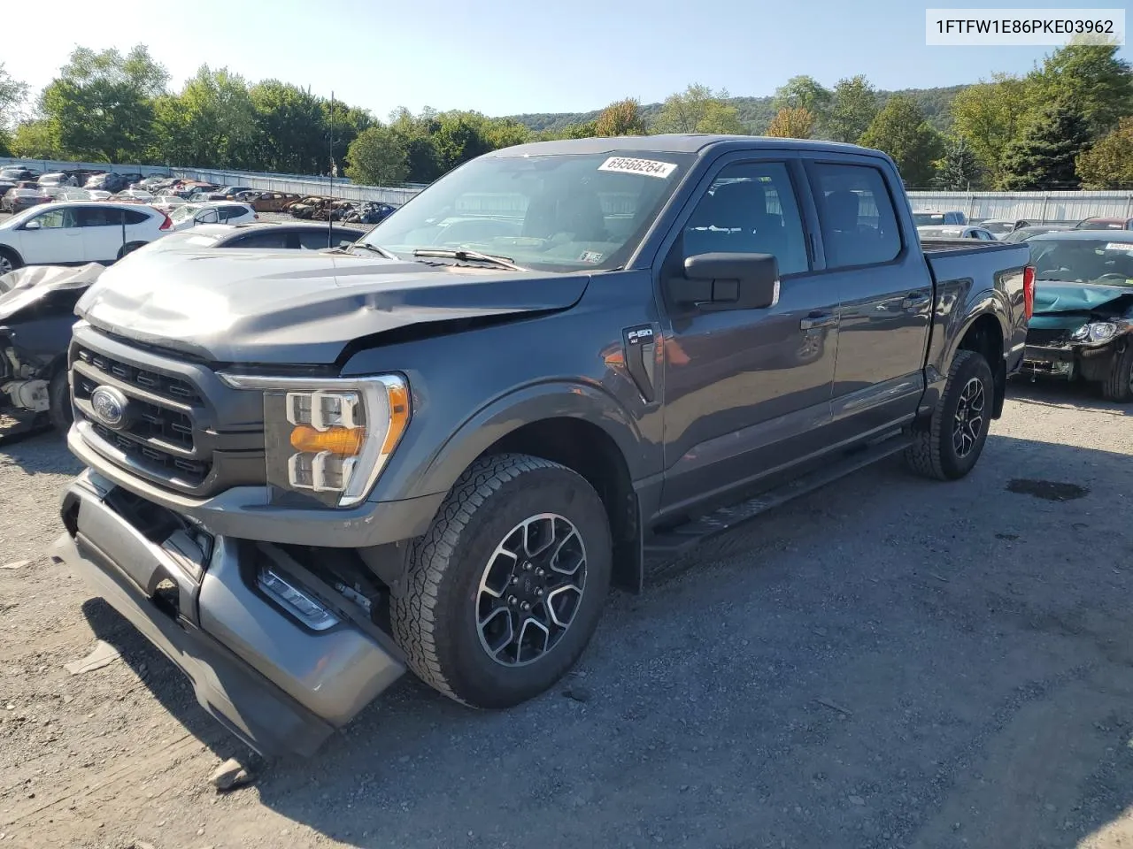 2023 Ford F150 Supercrew VIN: 1FTFW1E86PKE03962 Lot: 69566264