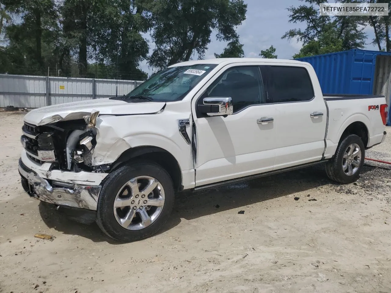 2023 Ford F150 Supercrew VIN: 1FTFW1E85PFA72722 Lot: 69933964