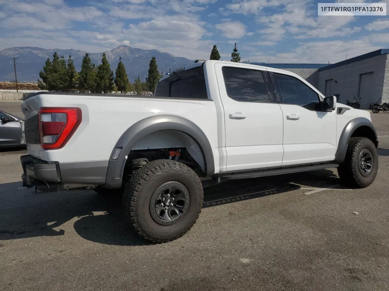 2023 Ford F150 Raptor VIN: 1FTFW1RG1PFA13376 Lot: 70320954