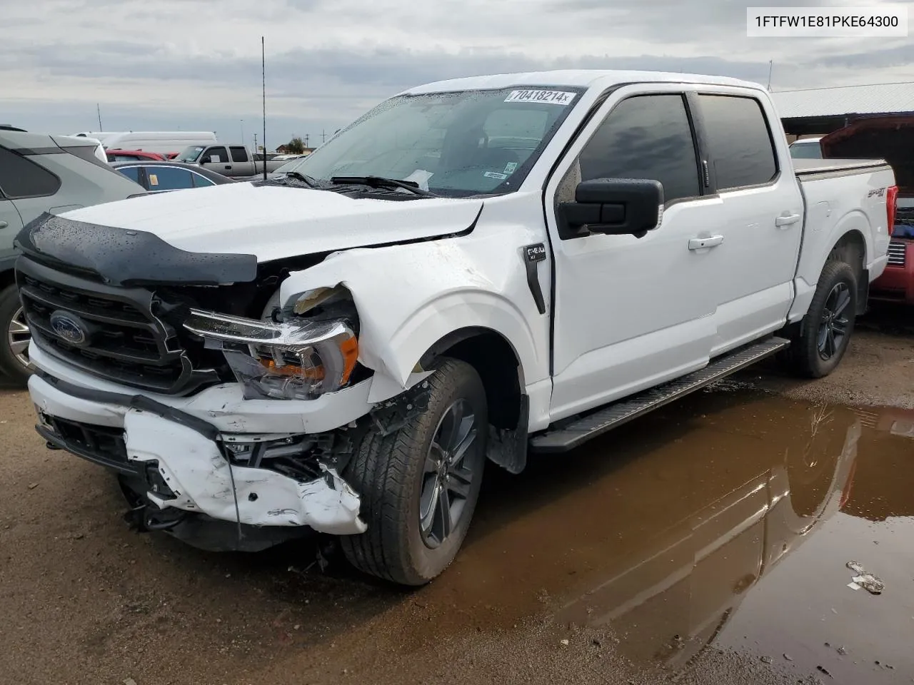 2023 Ford F150 Supercrew VIN: 1FTFW1E81PKE64300 Lot: 70418214