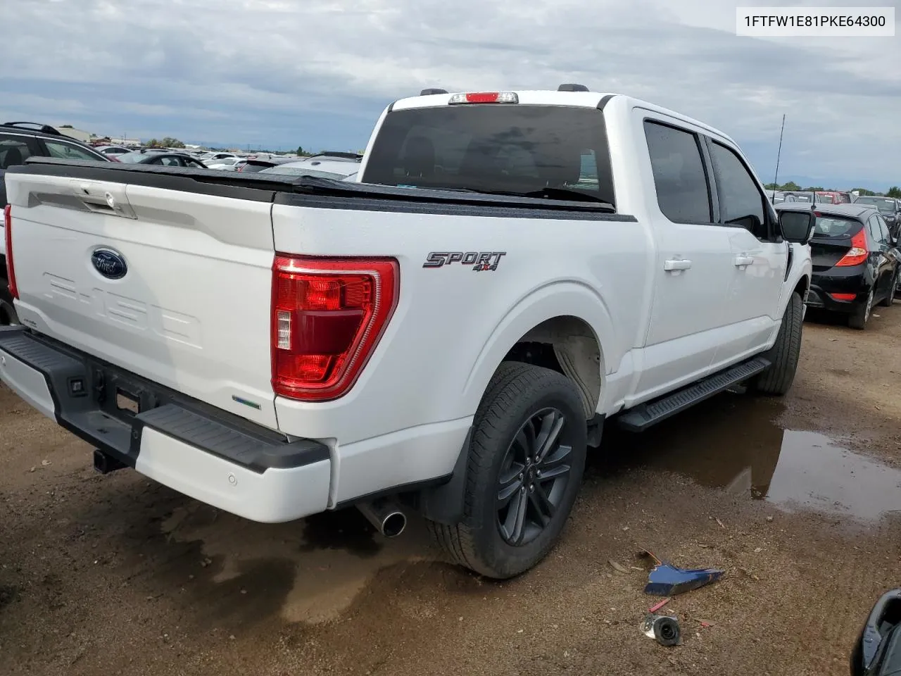 2023 Ford F150 Supercrew VIN: 1FTFW1E81PKE64300 Lot: 70418214