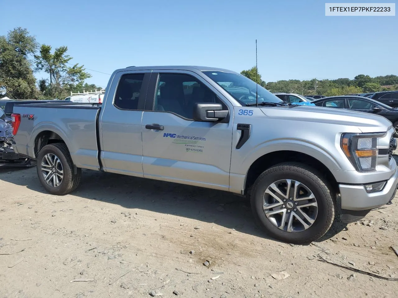 2023 Ford F150 Super Cab VIN: 1FTEX1EP7PKF22233 Lot: 70741834